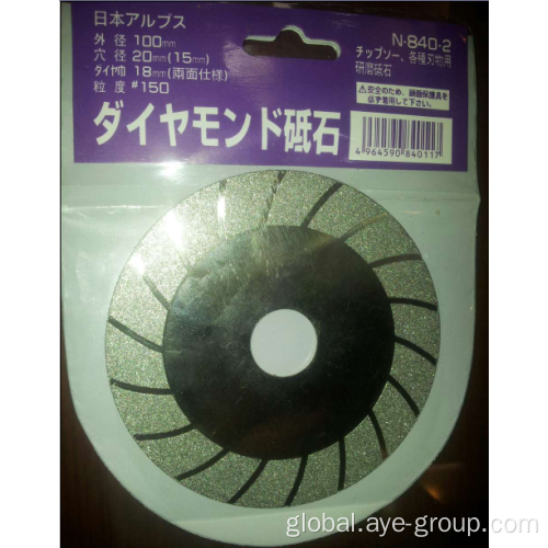 Grinding Wheel 4" Diamond coated flat grinding cutting wheel disc Manufactory